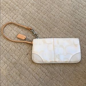 Coach clutch wristlet
